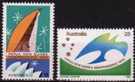 Australia 1975 - Independence of Papua New Guinea (2) Australia 1975 - Independence of Papua New Guinea (2)
