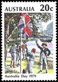 Australia 1979 - Australia Day - Flag Raising at CrimSydney Cove Australia 1979 - Australia Day - Flag Raising at CrimSydney Cove