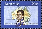 Australia 1980 - Australia Day - Matthew Flinders Australia 1980 - Australia Day - Matthew Flinders