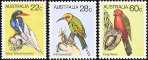 Australia 1980 - Australian birds (3) Australia 1980 - Australian birds (3)