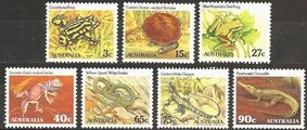 Australia 1982 - Australian Reptiles and Amphibes (7) Australia 1982 - Australian Reptiles and Amphibes (7)
