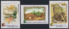 Australia 1982 - Christmas postage stamps 1982 - Christmas cards (3) Australia 1982 - Christmas postage stamps 1982 - Christmas cards (3)