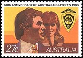 Australia 1983 - 50th Anniv. of Australian Jaycees Youth Organization