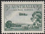 Australia 1929 - Airplane over Bushlands