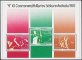 Australia 1982 - Commonwealth Games Souvenir sheet Australia 1982 - Commonwealth Games Souvenir sheet