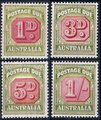 Australia - Postage due 1d 3d 5d 1sh