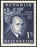 Itävalta 1957 - Anton Wildgans (1881-1932), poet Itävalta 1957 - Anton Wildgans (1881-1932), poet