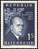 Austria 1957 - Anton Wildgans (1881-1932), poet