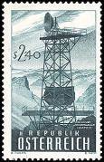 Austria 1959 - Inauguration of Austria’s relay system, antenna