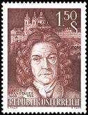 Austria 1960 - Jakob Prandtauer (1660-1726), Architect Austria 1960 - Jakob Prandtauer (1660-1726), Architect