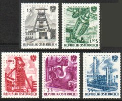 Itävalta 1961 - 15th anniversary of nationalized industry (5)