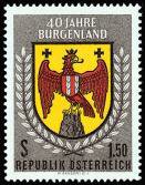 Itävalta 1961 - Arms of Burgenland