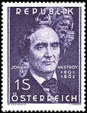Austria 1962 - Johann Nestroy Austria 1962 - Johann Nestroy
