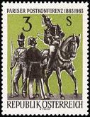 Austria 1963 - First Intl. Postal Conference, Paris, cent. Austria 1963 - First Intl. Postal Conference, Paris, cent.