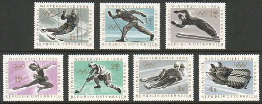 Austria 1963 - 9th Winter Olympic Games, Innsbruck, 1964 (7) Austria 1963 - 9th Winter Olympic Games, Innsbruck, 1964 (7)