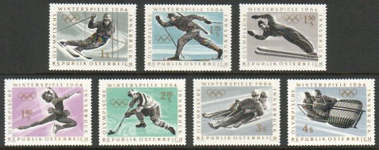 Itävalta 1963 - 9th Winter Olympic Games, Innsbruck, 1964 (7)