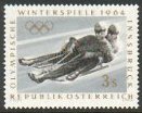 Austria 1963 - 9th Winter Olympic Games, Innsbruck, 1964 6/7 - Tobogganing