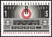 Itävalta 1964 - Forty years of Radio Austria block of four