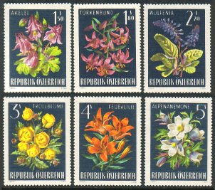 Austria 1966 - Flowers (6)