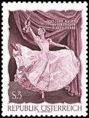 Itävalta 1967 - Ballet Dancer Itävalta 1967 - Ballet Dancer