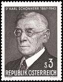 Austria 1967 - Dr. Karl Sch¨onherr (1867- 1943), Poet, Playwright and Physician