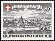 Itävalta 1967 - View and Arms of Vienna Itävalta 1967 - View and Arms of Vienna