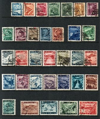 Austria 1945 - Scenes 1945-46 set of 33 o / * / **