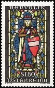 Itävalta 1967 - Margrave Leopold III (1075-1136), patron saint of Austria Itävalta 1967 - Margrave Leopold III (1075-1136), patron saint of Austria