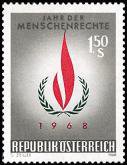 Itävalta 1968 - Intl. Human Rights Year Itävalta 1968 - Intl. Human Rights Year