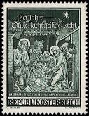 Itävalta 1968 - Christmas postage stamps 1968 - Crèche