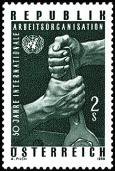 Itävalta 1969 - ILO, 50th Anniv.