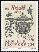 Austria 1969 - Stamp Day, Unken Post Station Sign, 1710