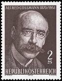 Itävalta 1970 - Alfred Cossmann (1870-1951), Engraver Itävalta 1970 - Alfred Cossmann (1870-1951), Engraver