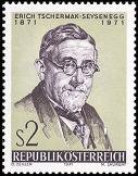 Austria 1971 - Dr. Erich Tschermak-Seysenegg (1871-1962), Botanist