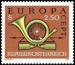 Austria 1973 - Europa CEPT 1973 - Post Horn and Telephone