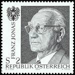 Itävalta 1974 - Franz Jonas (1899-1974), Austrian President Itävalta 1974 - Franz Jonas (1899-1974), Austrian President