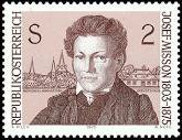 Itävalta 1975 - Josef Misson (1803-1875), poet Itävalta 1975 - Josef Misson (1803-1875), poet