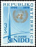 Itävalta 1976 - UN Industrial Development Org. (UNIDO), 10th anniv.