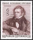 Itävalta 1978 - Franz Schubert (1797-1828), composer Itävalta 1978 - Franz Schubert (1797-1828), composer