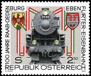 Itävalta 1979 - Raab-Odenburg-Ebenfurt railroad, centenary