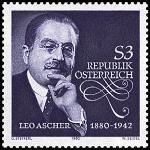 Austria 1980 - Leo Ascher 1880-1942), Composer