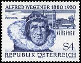 Austria 1980 - Alfred Wegener (1880-1930), scientist