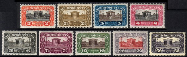 Austria 1919 - Parliament Building 1919/1920 (9)