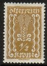 Austria 1922 - Definitives 1/38 Symbols of Agriculture 1/2