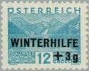 Itävalta 1933 - Winterhelp I 2/4 - Traunsee view 12g overprinted +3g winterhilfe