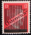 Austria 1945 - Stamps of Germany Reich Hitler Overprinted in Black 12pf