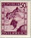 Itävalta 1947 - Silvretta Mountains, Vorarlberg (violet)