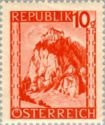 Austria 1947 - Landscapes 3/16 Hochosterwitz, Carinthia 10g