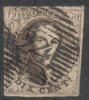 Belgia 1851 - King Leopold I Medallion 10c unframed monogram watermark Belgia 1851 - King Leopold I Medallion 10c unframed monogram watermark