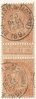 Belgia 1893 - King Leopold II profile 50c (pair with tab) Belgia 1893 - King Leopold II profile 50c (pair with tab)